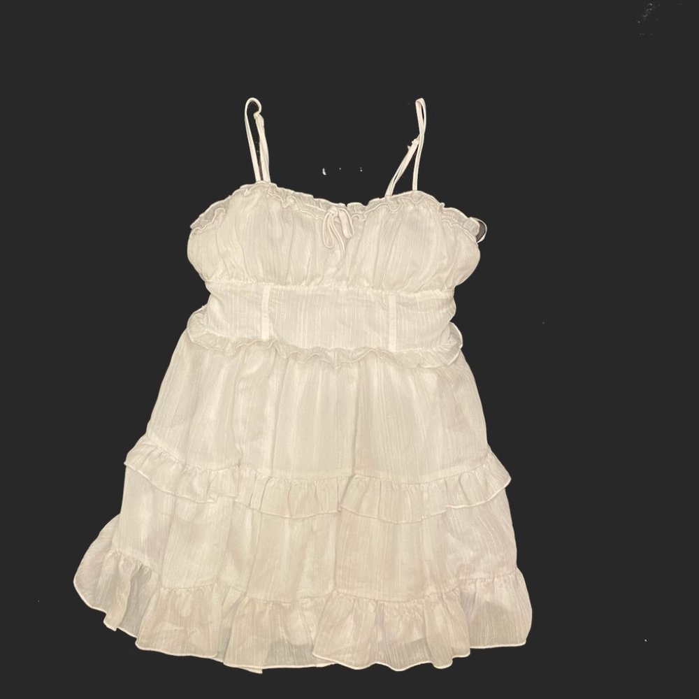 Accepting Offers! Beachy White Mini Dress